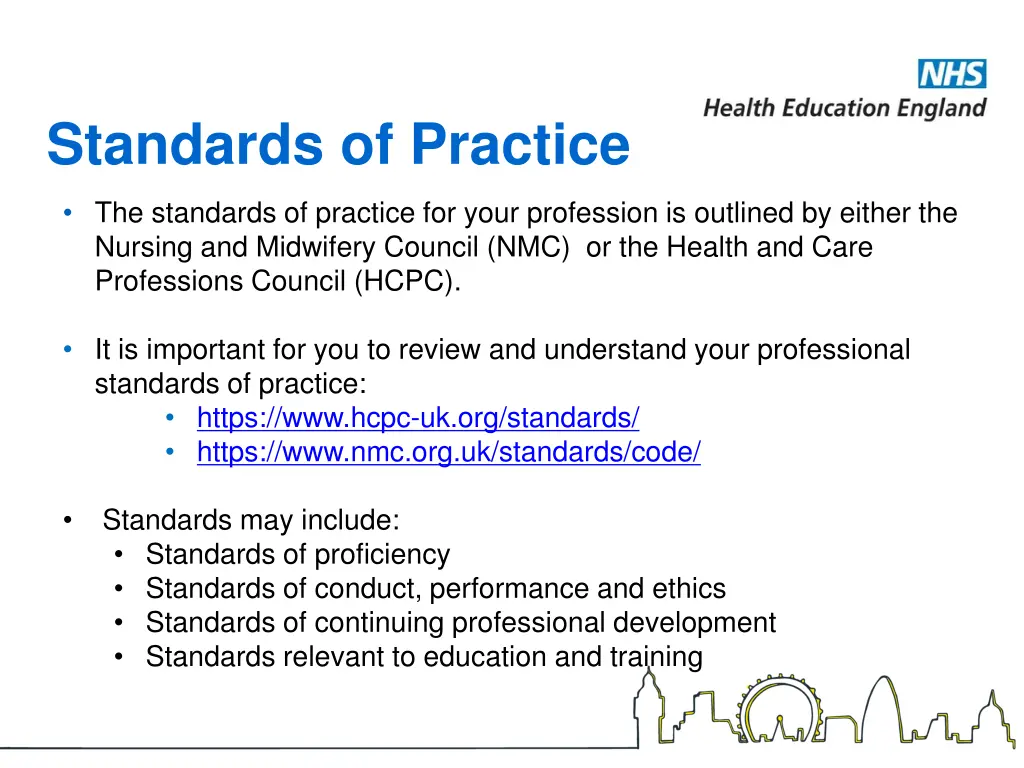 standards of practice