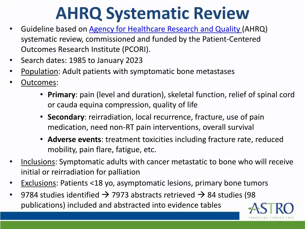 ahrq systematic review guideline based on agency