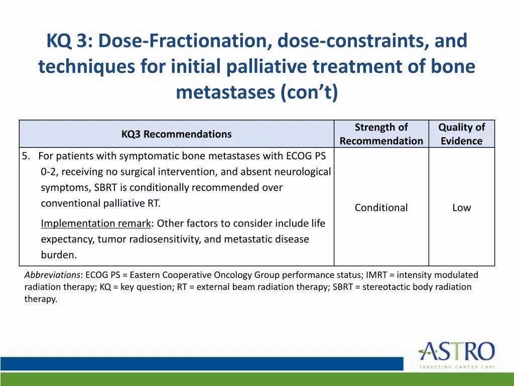 kq 3 dose fractionation dose constraints 2