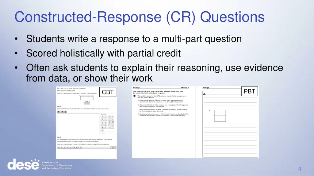 constructed response cr questions