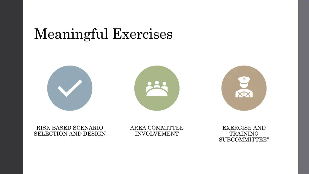 meaningful exercises