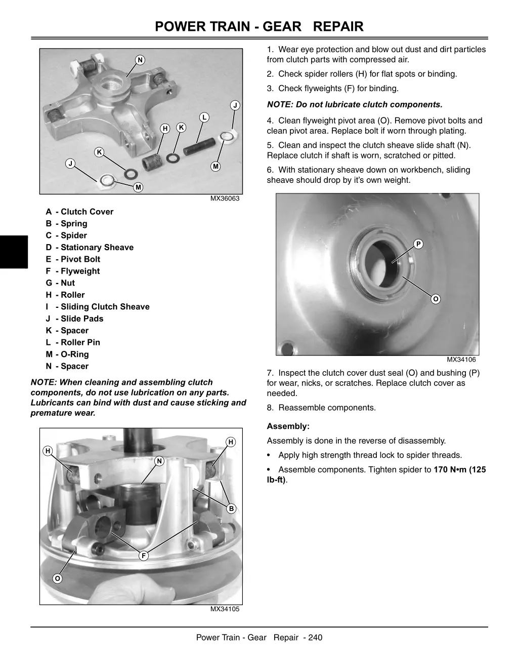 power train gear repair 2