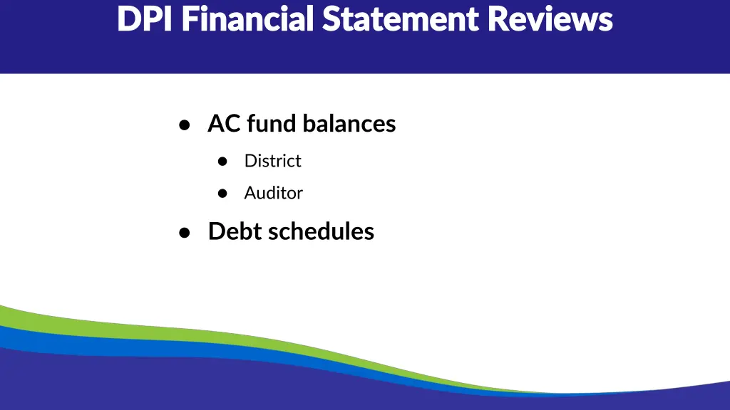 dpi financial statement reviews dpi financial