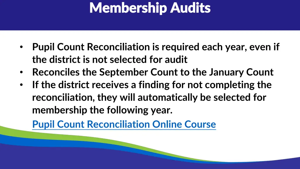 membership audits membership audits 2