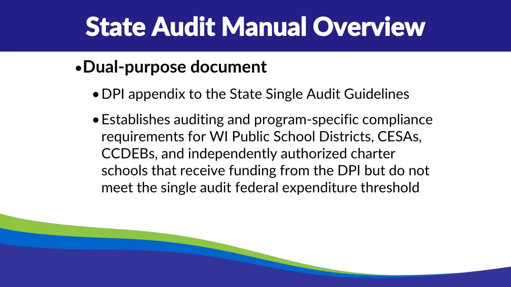 state audit manual overview state audit manual