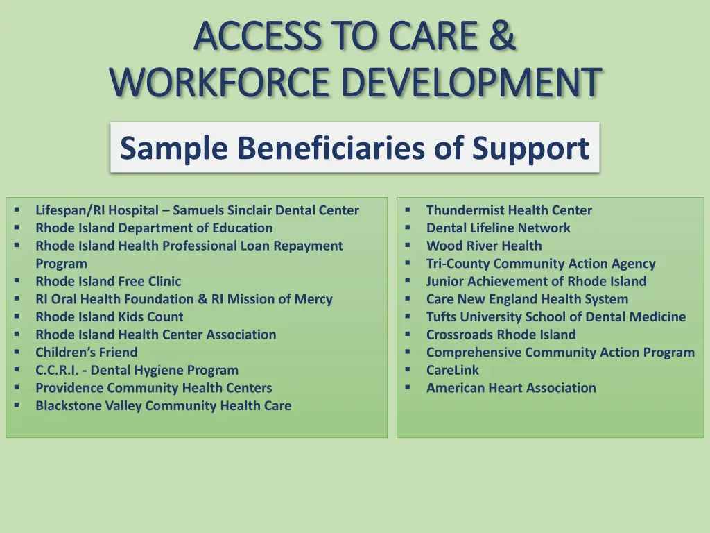 access to care access to care workforce 1