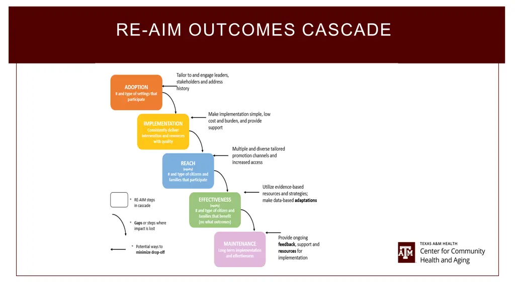 re aim outcomes cascade