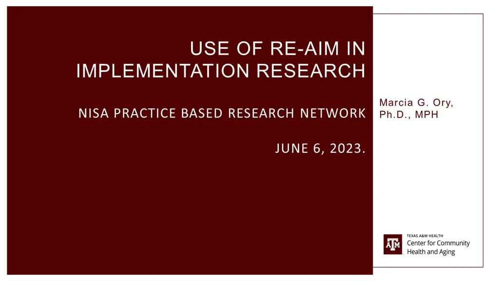 use of re aim in