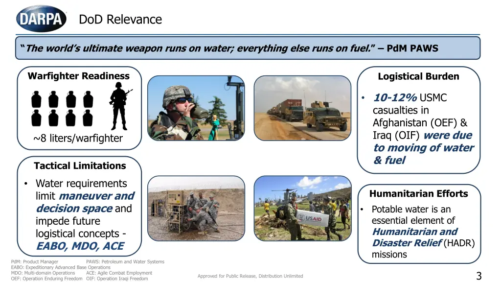 dod relevance