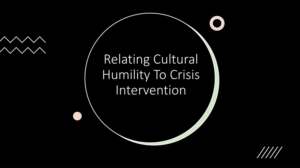 relating cultural humility to crisis intervention