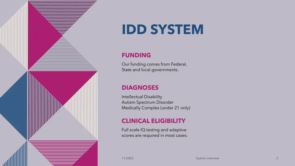 idd system