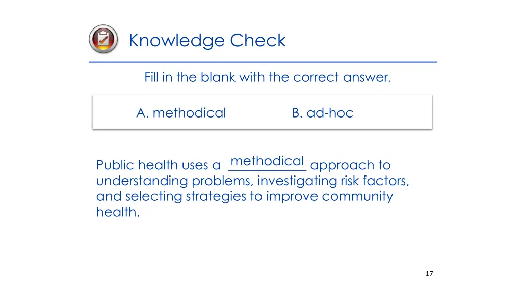 knowledge check 1