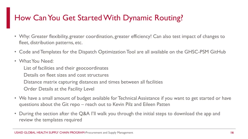 how can you get started with dynamic routing