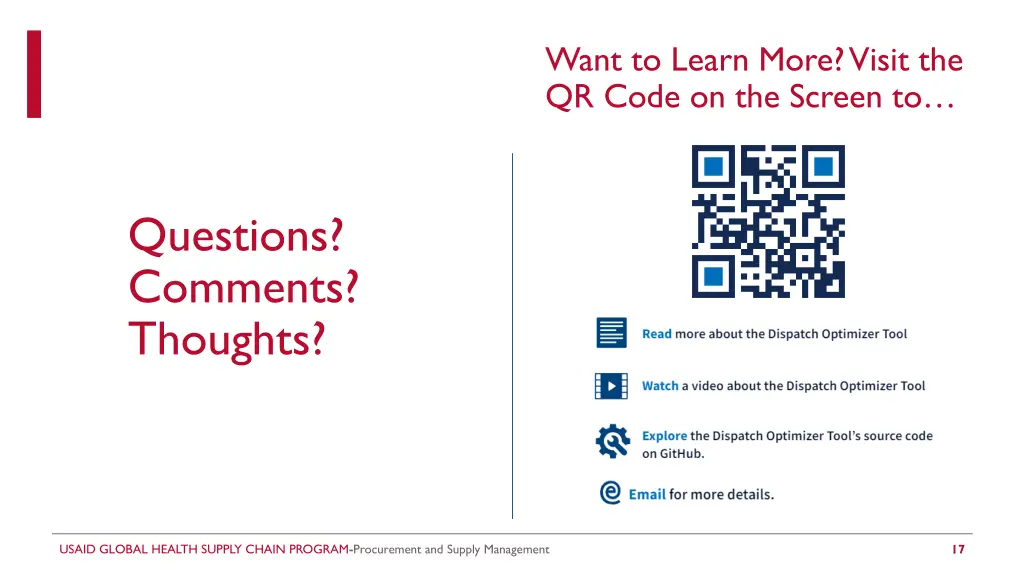 want to learn more visit the qr code