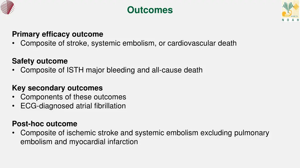 outcomes