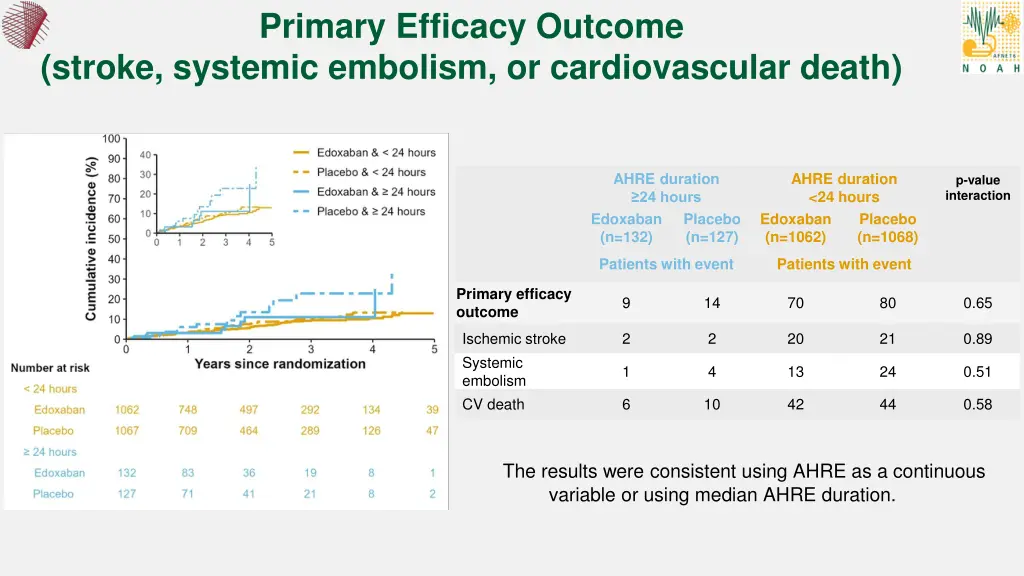 primary efficacy outcome