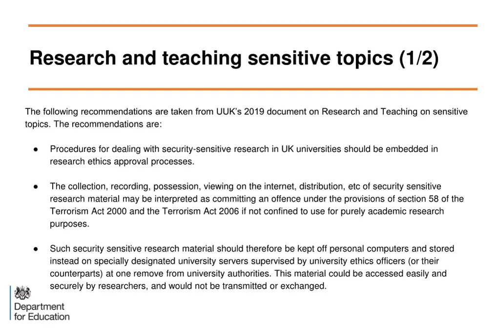 research and teaching sensitive topics 1 2