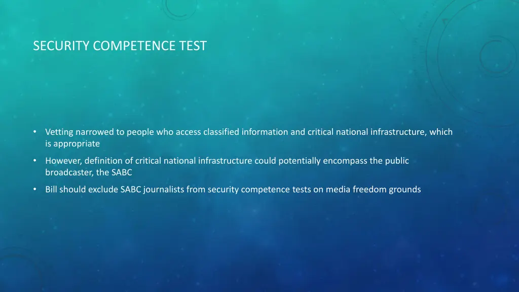 security competence test