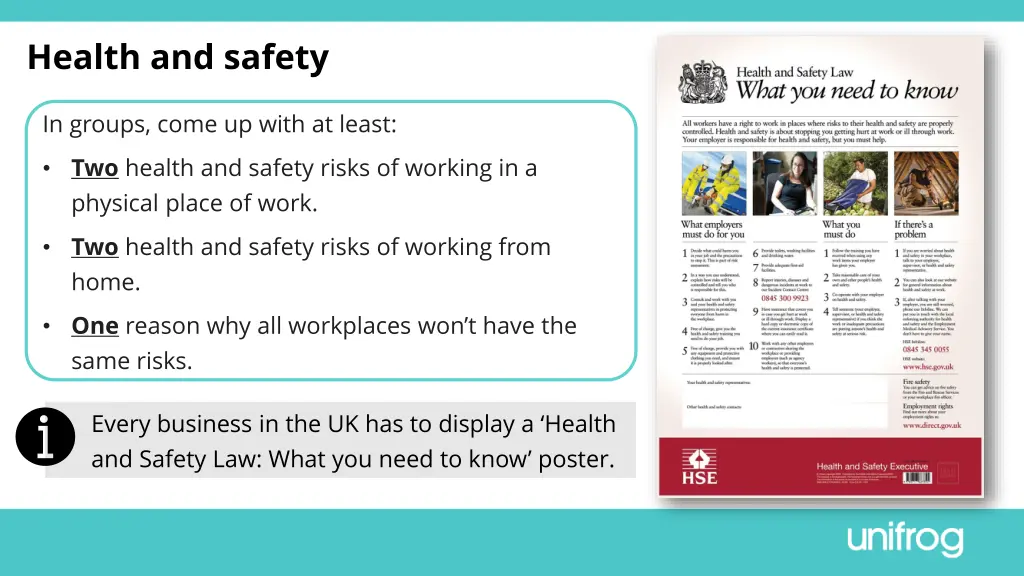 health and safety 1