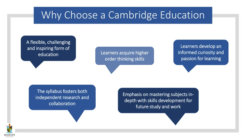 why choose a cambridge education