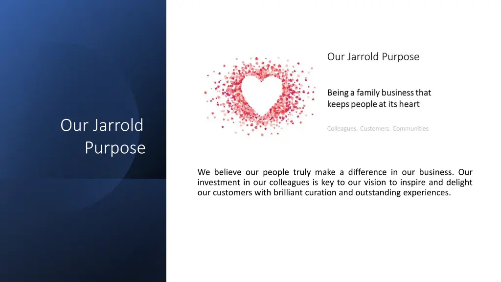 our jarrold purpose