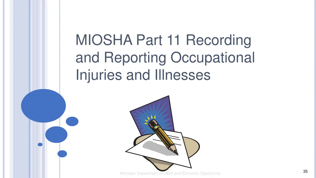 miosha part 11 recording and reporting