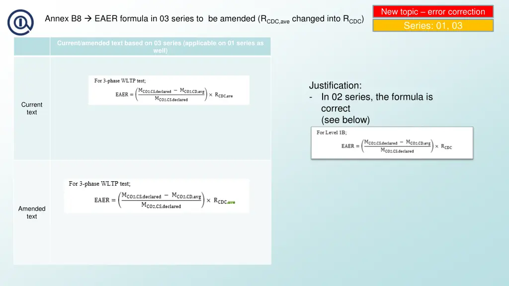 new topic error correction series 01 03