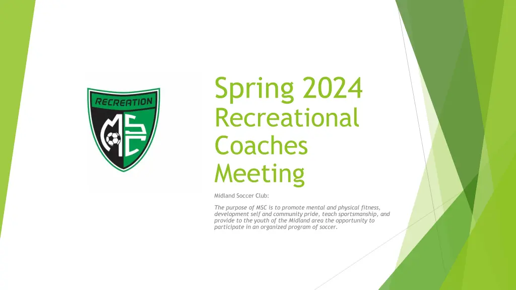 spring 2024 recreational coaches meeting 1