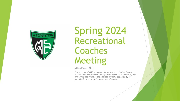 spring 2024 recreational coaches meeting