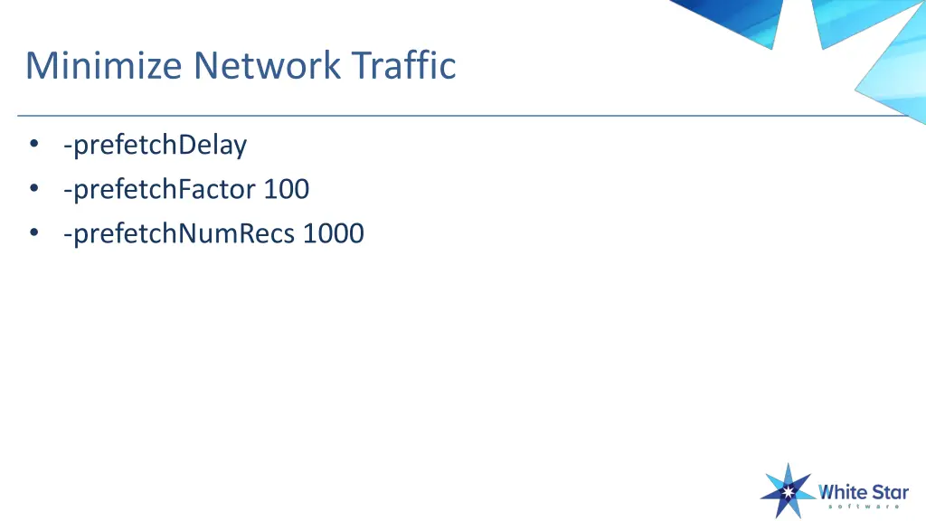 minimize network traffic 1