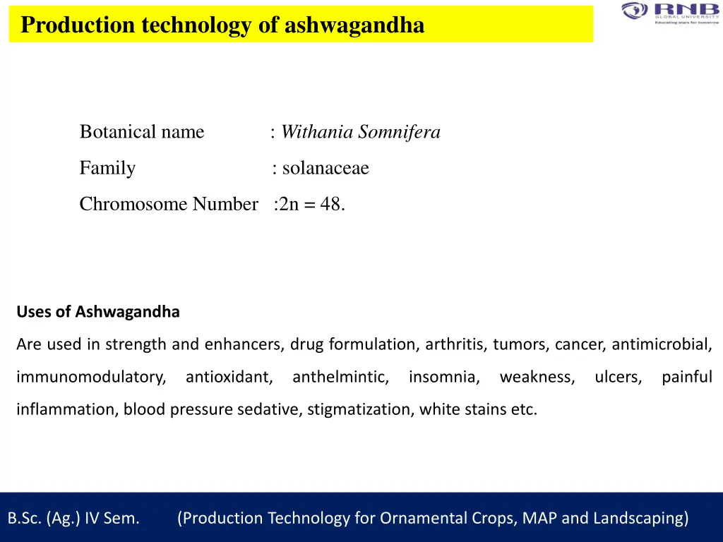 production technology of ashwagandha 1