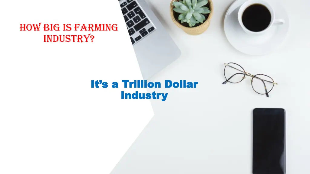 how big is farming industry