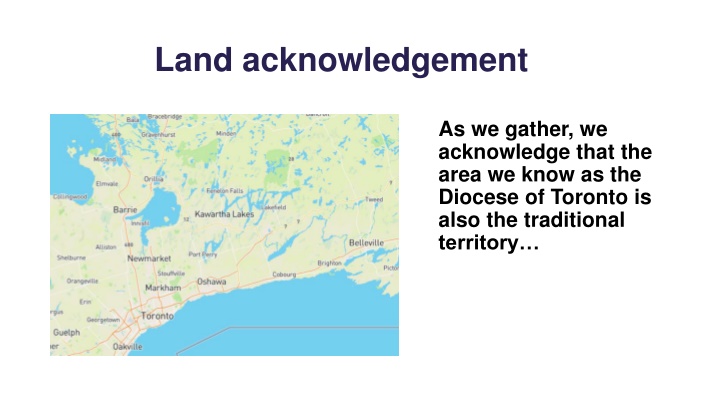 land acknowledgement