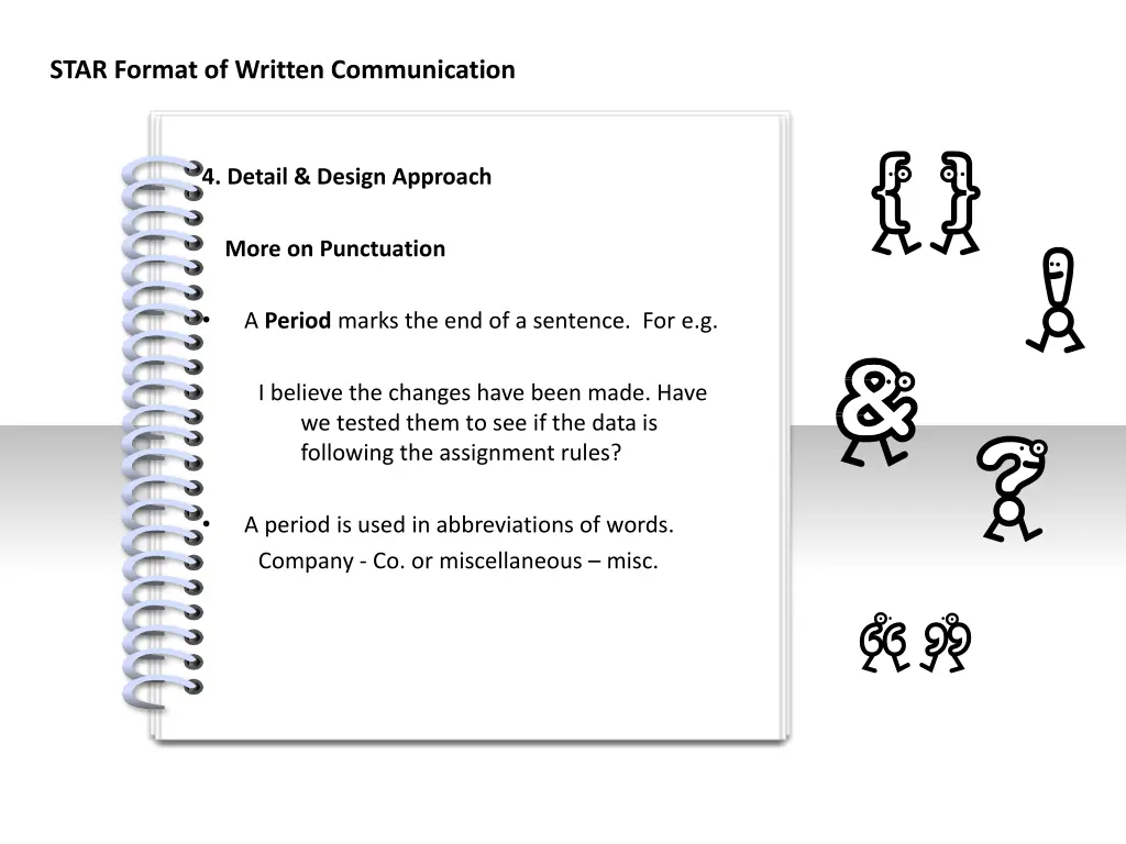 star format of written communication 11