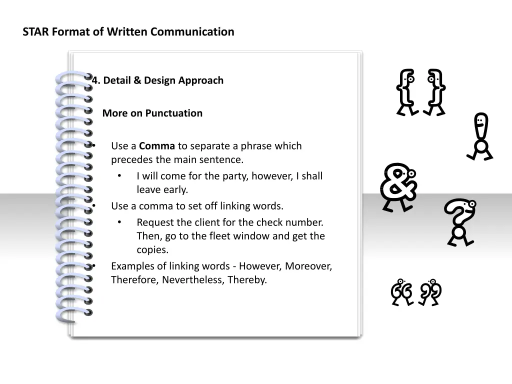 star format of written communication 12