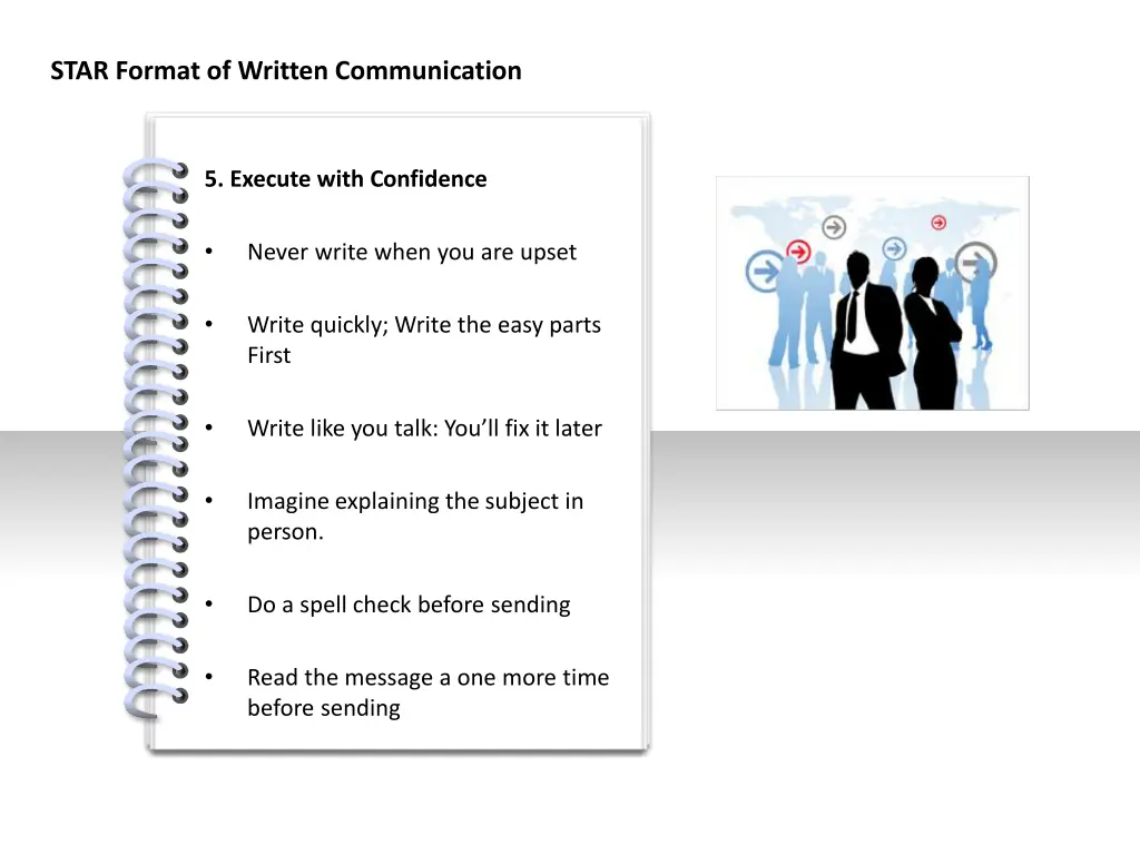 star format of written communication 16