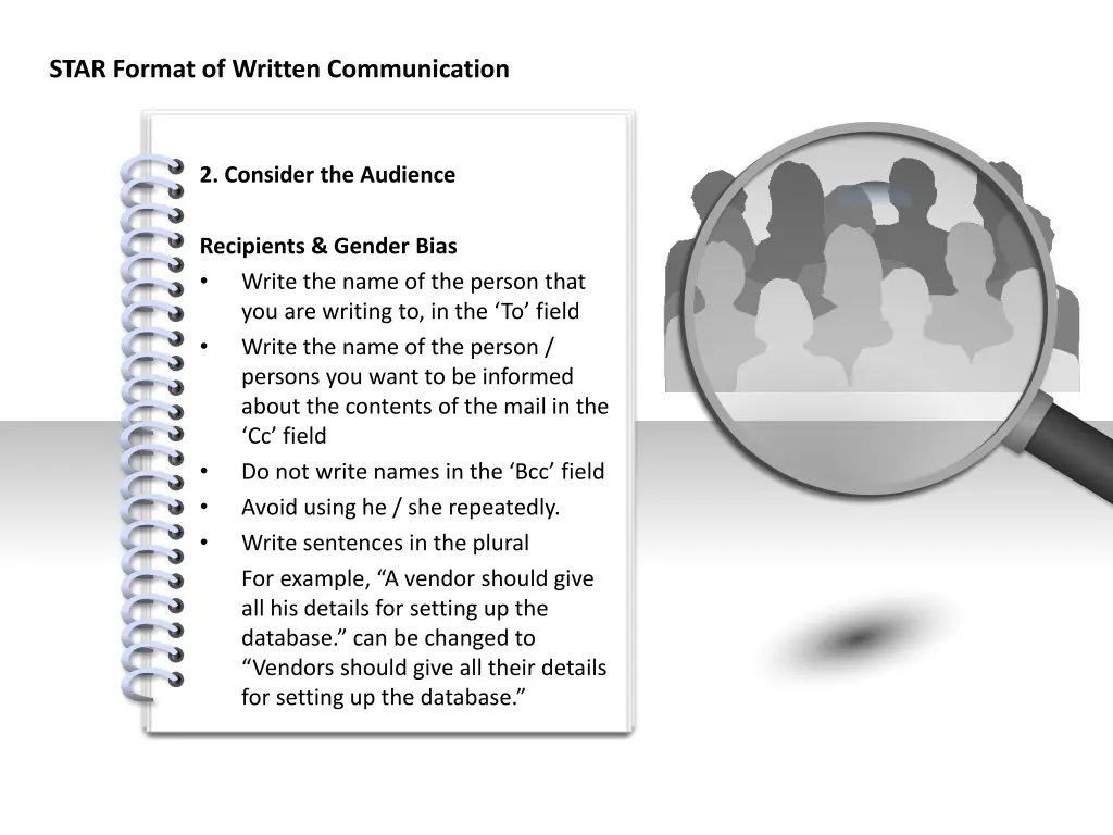 star format of written communication 4