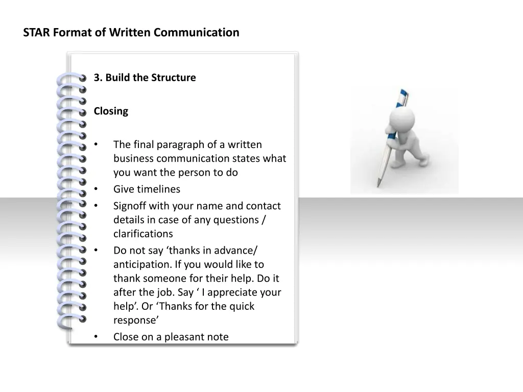 star format of written communication 9