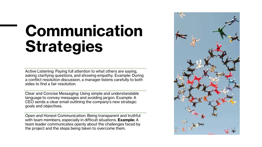 communication strategies