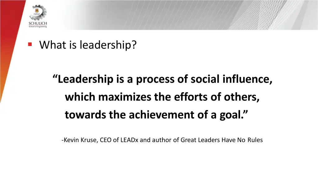 what is leadership