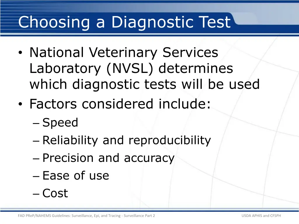 choosing a diagnostic test