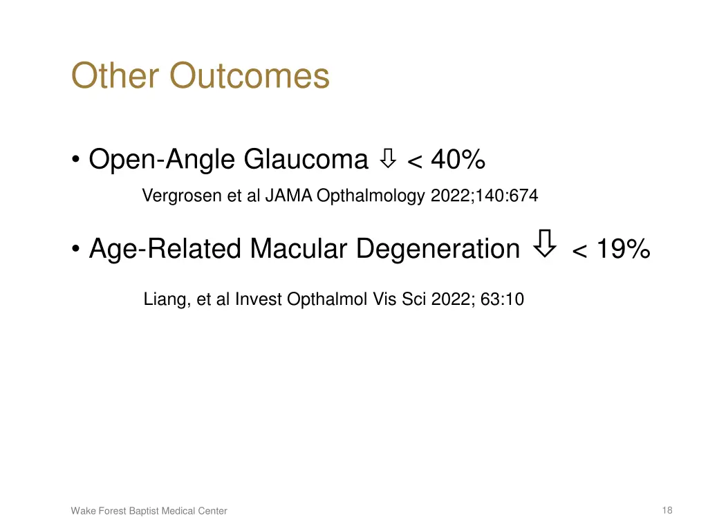 other outcomes