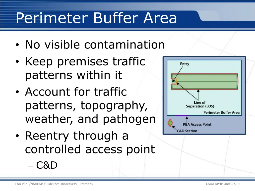 perimeter buffer area 1