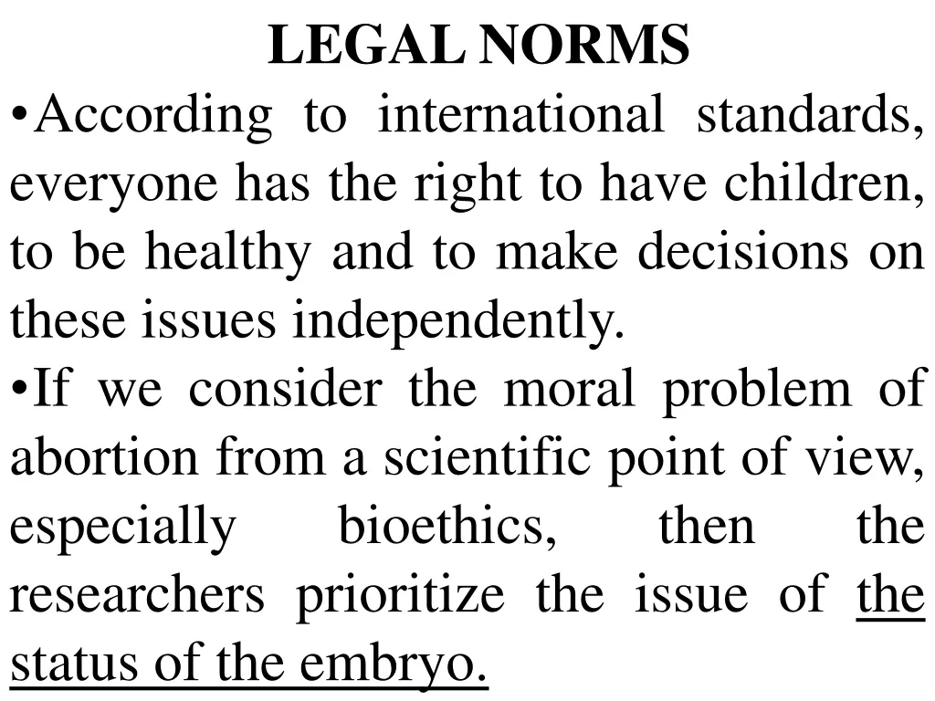 legal norms