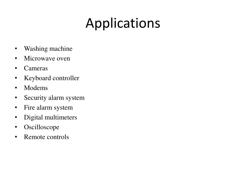 applications