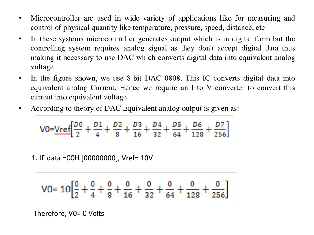 microcontroller are used in wide variety