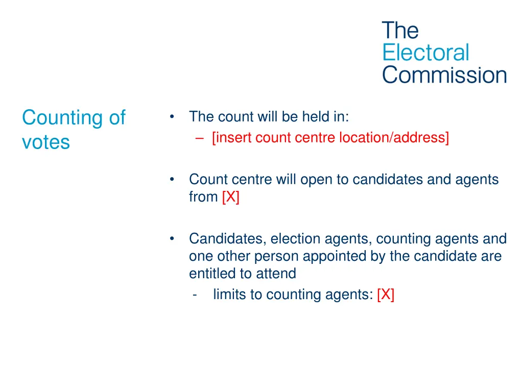 counting of votes