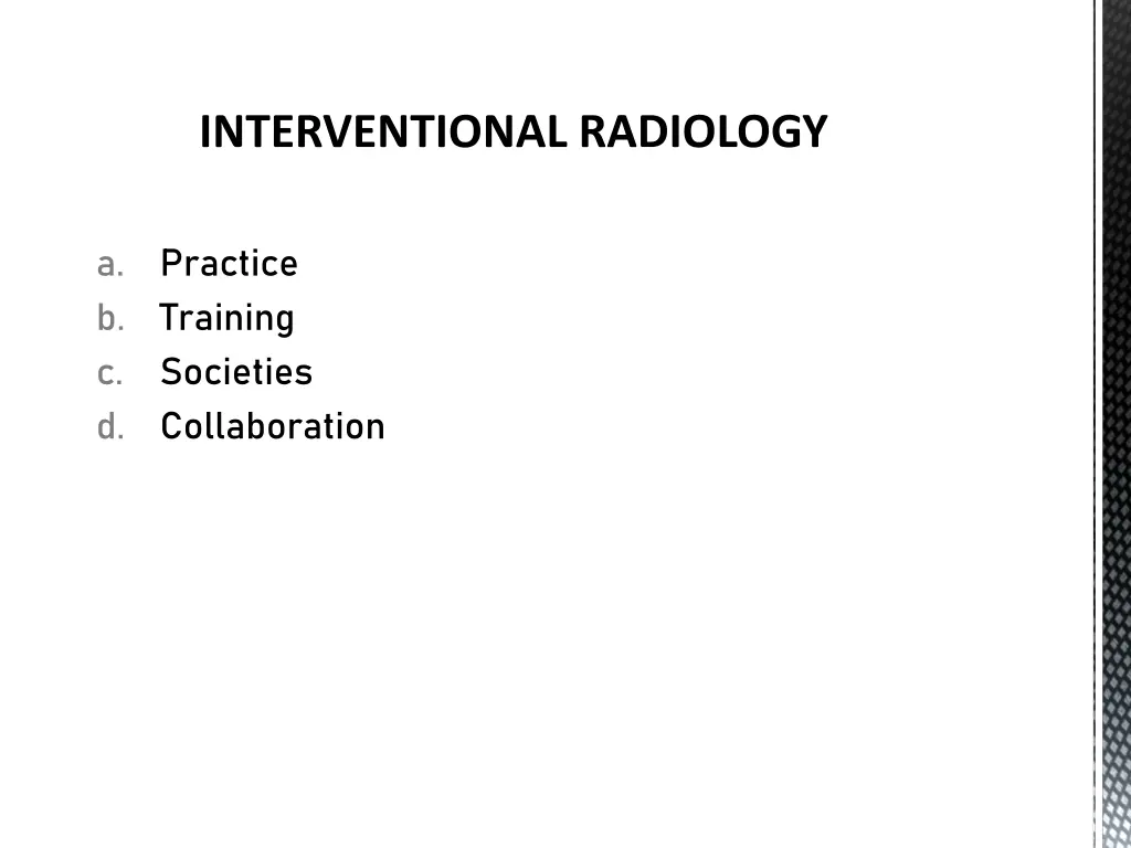 interventional radiology