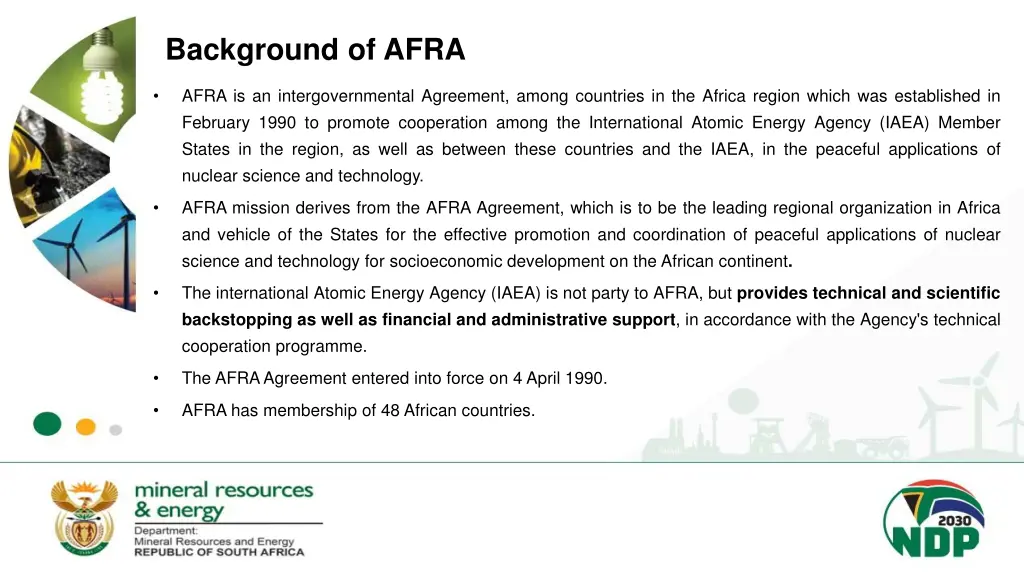 background of afra