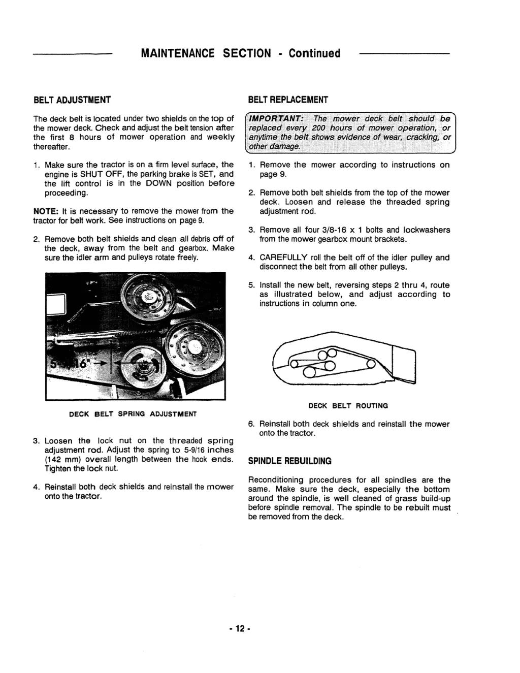 maintenance section continued 1